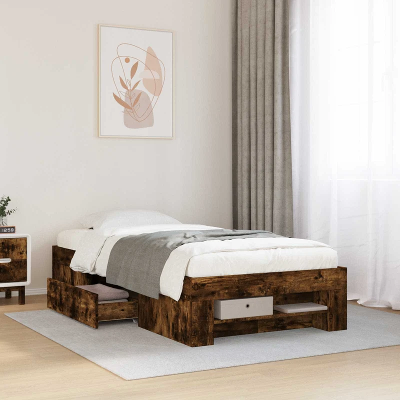 Sänkykehys varastolla Savutammi 80 x 200 cm Tekninen puu
