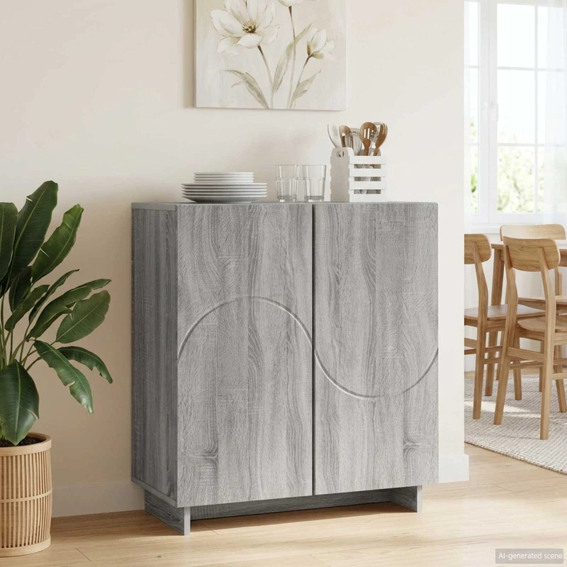 Senkki Harmaa Sonoma 67 x 34,5 x 75 cm Tekninen puu