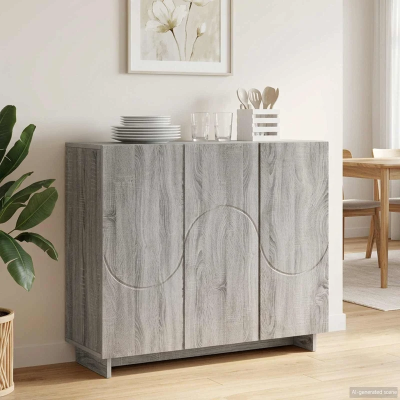 Senkki Harmaa Sonoma 85,5 x 31 x 75 cm Tekninen puu