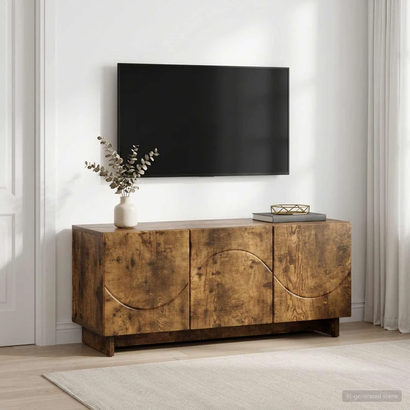 TV-taso 90 x 34.5 x 40 cm Savutammi Tekninen puu