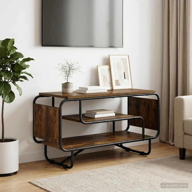 TV-teline 80 x 36 x 45 cm Savutammi Tekninen puu