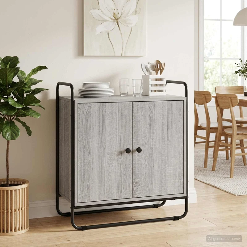 Senkki Harmaa Sonoma 68 x 35 x 75 cm Tekninen puu