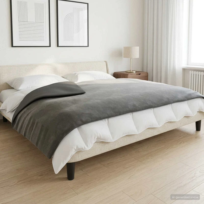 Painopeitto Antrasiitti 135 x 200 cm 6 kg 100% Puuvilla 205T