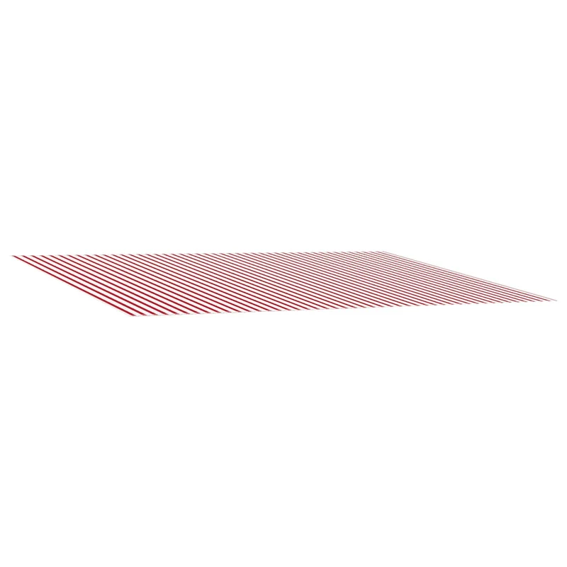 Zonneschermdoek 400x350 cm rood wit