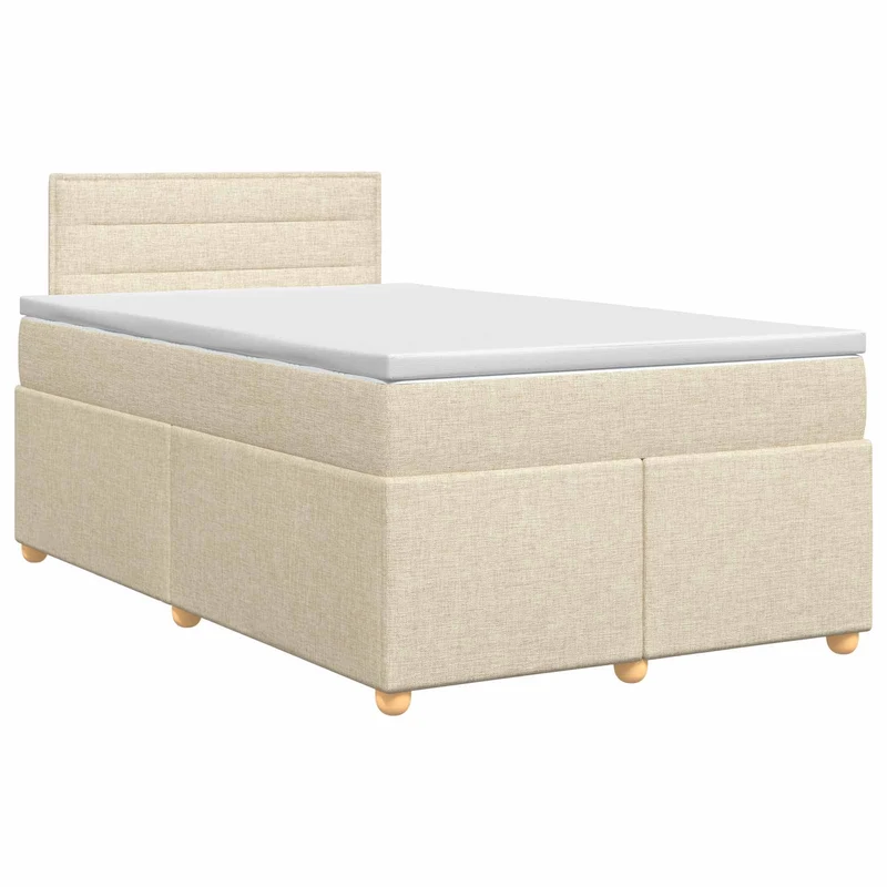 Boxspringbed met matras 120x190 cm crème