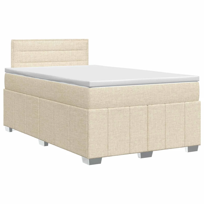 Boxspringbed met matras 120x190 cm crème