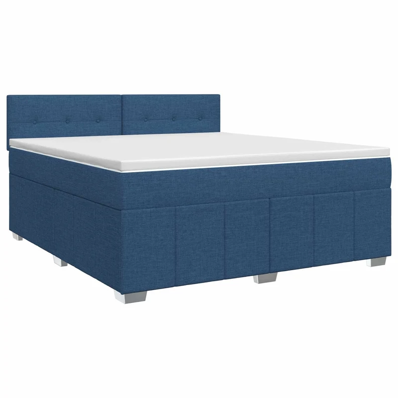 Boxspringbed blauw 140x190 cm