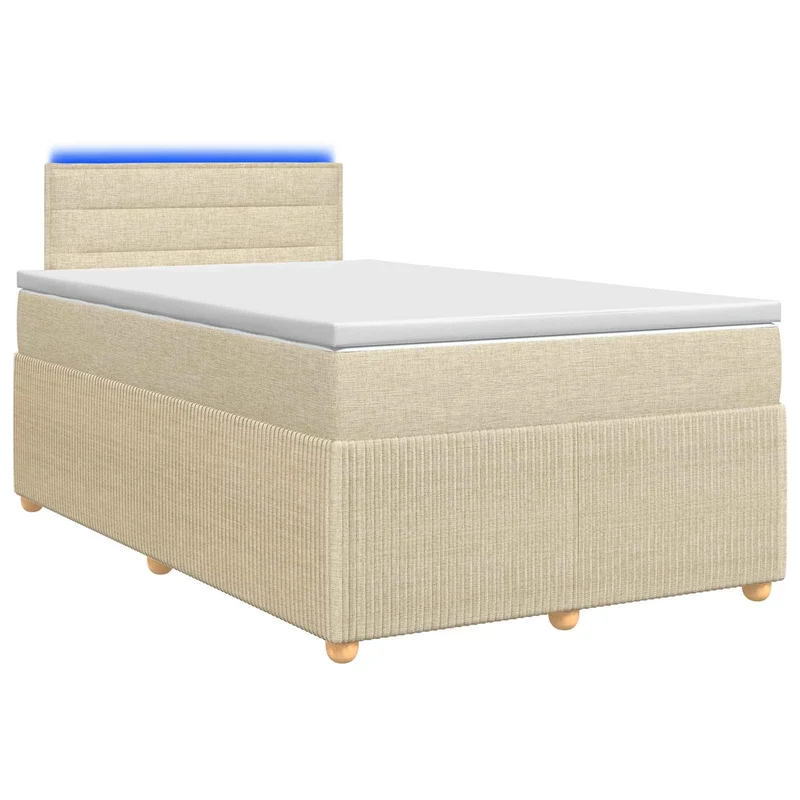 Boxspringbed met matras 120x190 cm crème