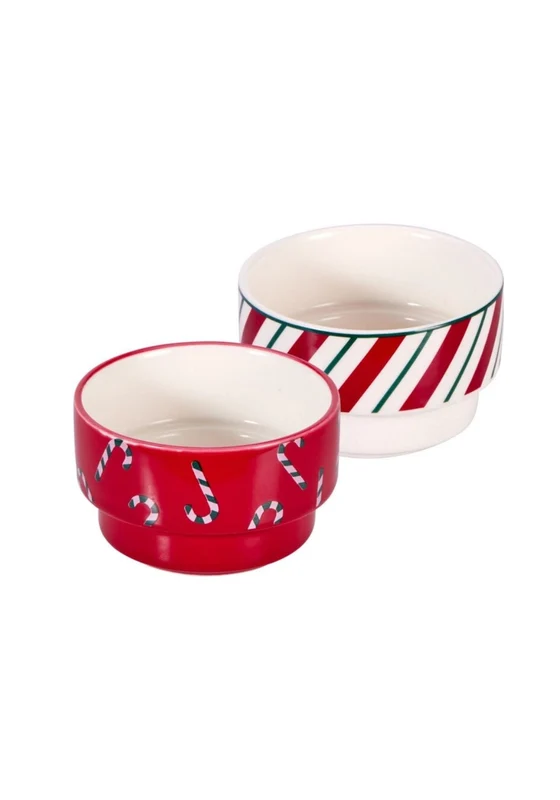 Set Of 5 Christmas Bowls - Multi Multi / One Size