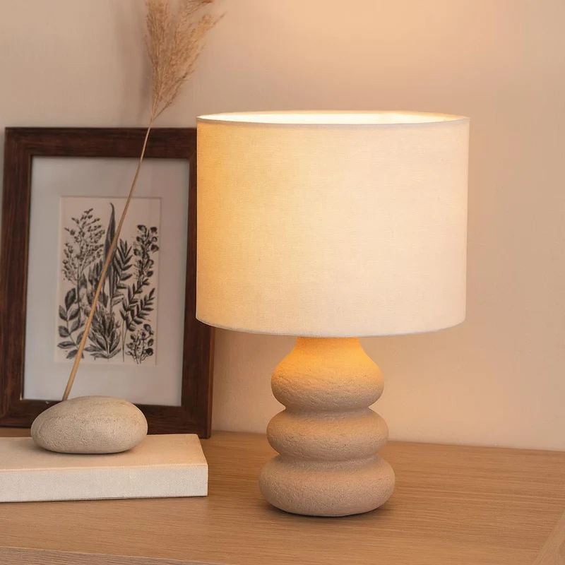 Lampa stołowa ceramiczna, Ø 24 x 35 cm