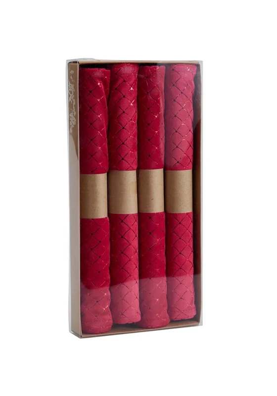 Set Of 4 Placemats - Red Red / One Size