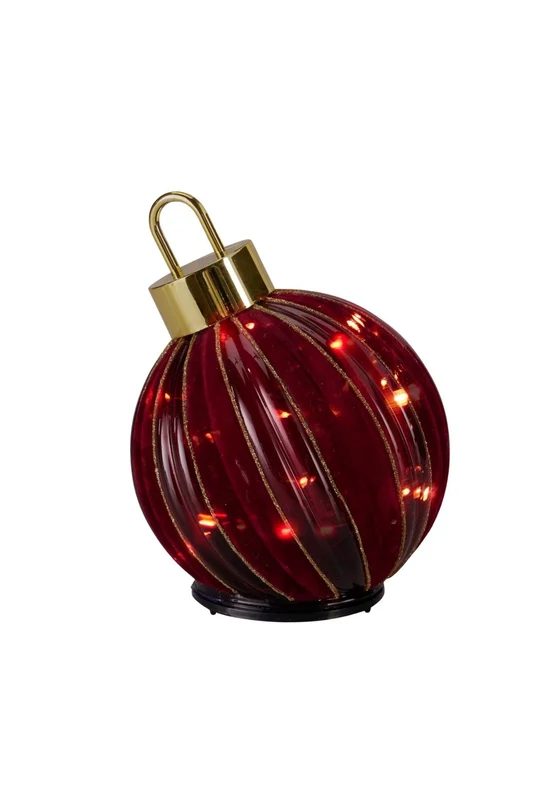 LED Twinkle Christmas Ball - Wine Wine / One Size