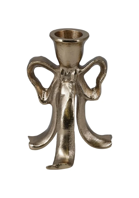 Bow Candle Holder - Gold Gold / One Size