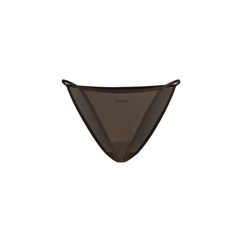 Calvin Klein Brown Nylon Pantie XS