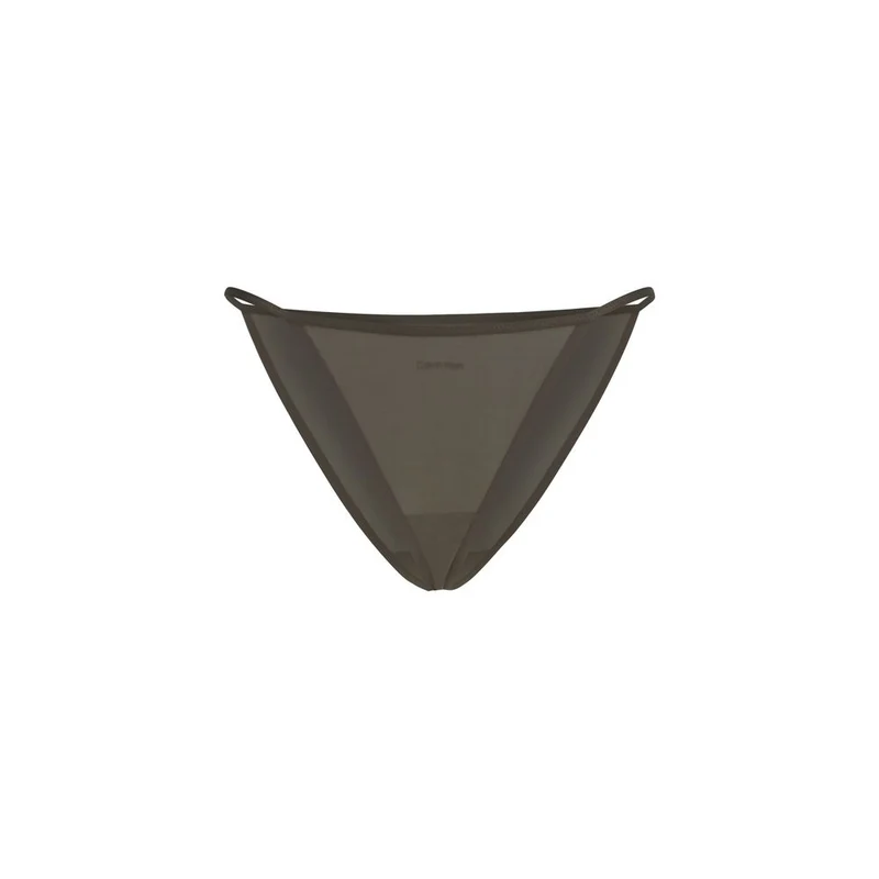 Calvin Klein Gray Nylon Pantie XS