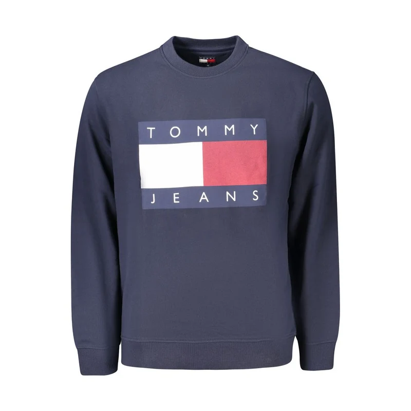 Tommy Hilfiger Blu Cotton Men's Sweatshirt XL