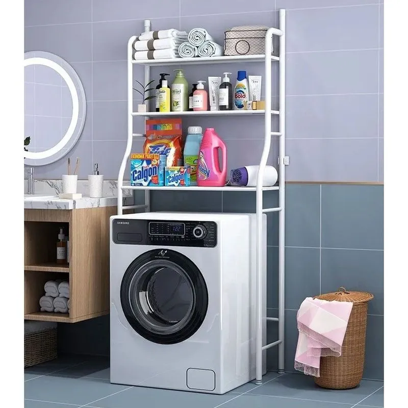 Rack Estante Lavanderia Prateleira Organizador Metal Casa Organizaçao