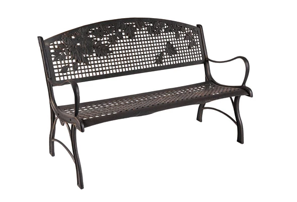 Garden Bench Cast Iron Leaves Leaves