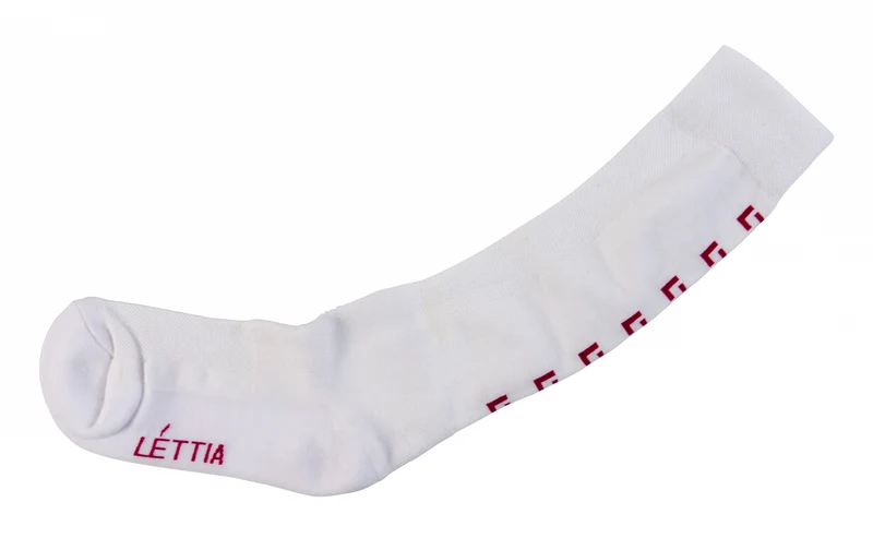 Lettia Adult Tek Socks White Pink
