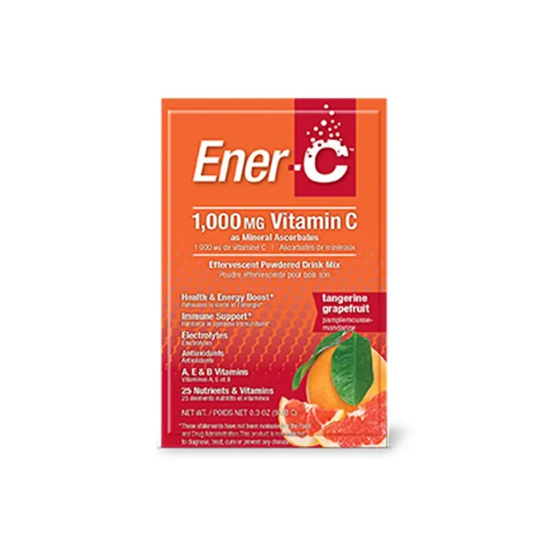 Ener-c 1.000 Mg De Toranja De Tangerina 30 Pacotes Por Ener-c