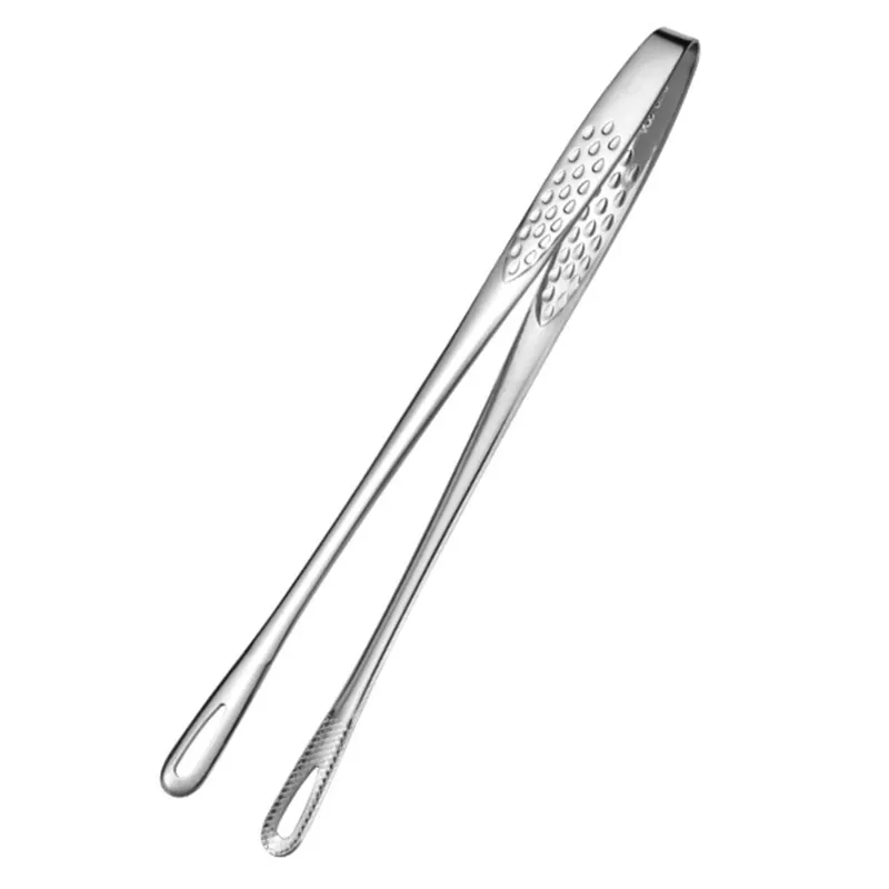 Grampo De Churrasco De Aço Inoxidável Pinças Extra Long Pinça Cozinha Tongs - Grande