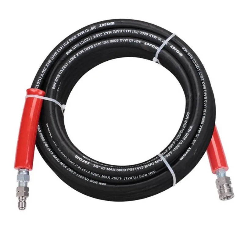 PowerPlay 3/8-in x 50-ft Gas Pressure QC Washer Hose