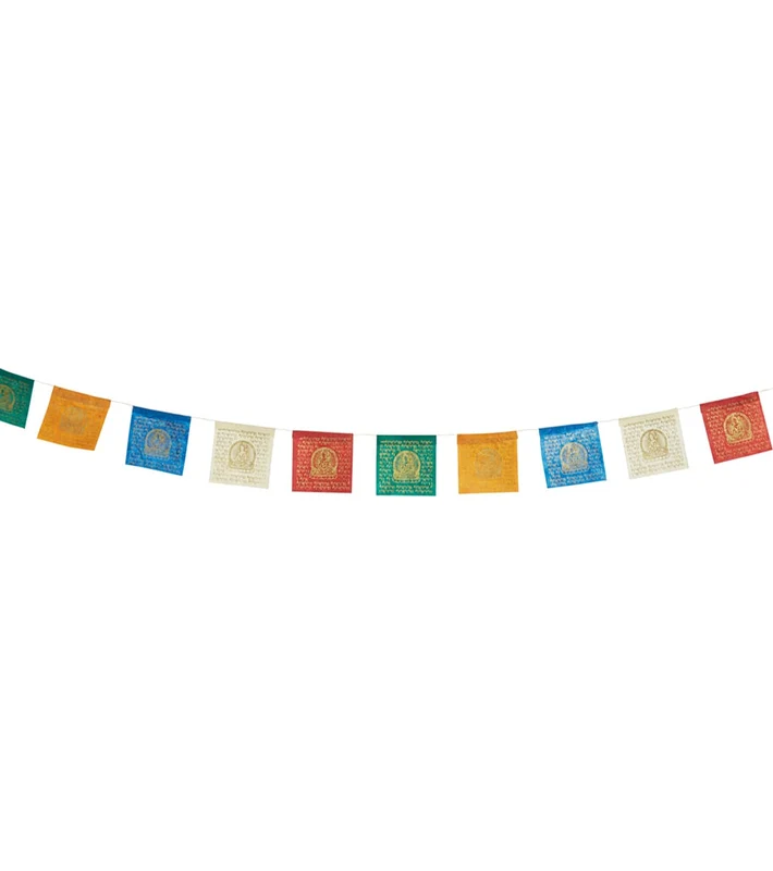 dZi Paper Prayer Flag: Tara Multi