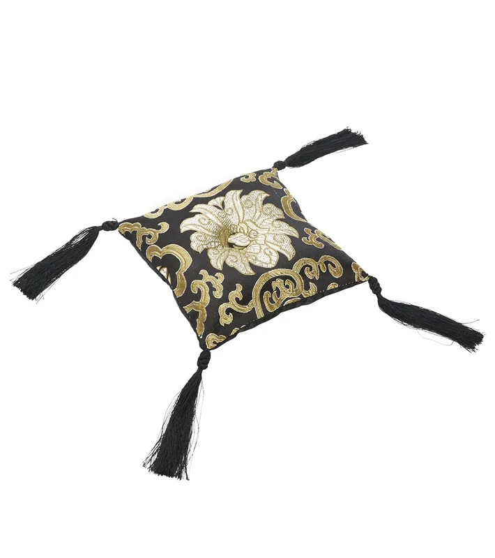 dZi 5'' Brocade Bowl Cushion Black