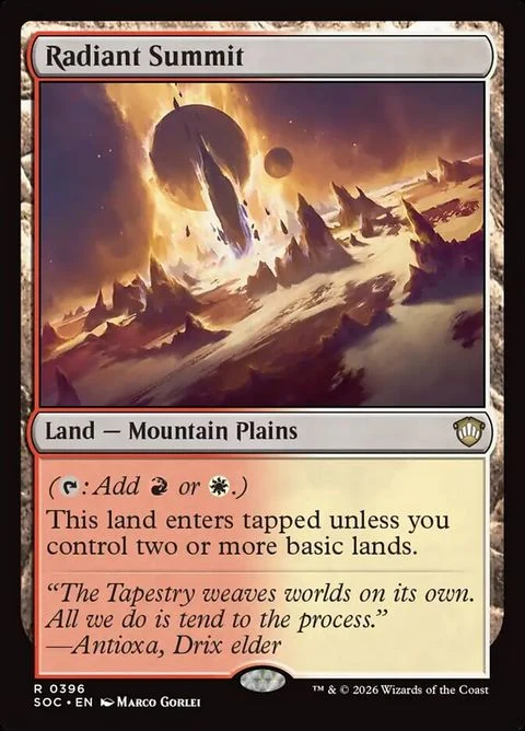 Radiant Summit (396) Non-Foil / Near Mint