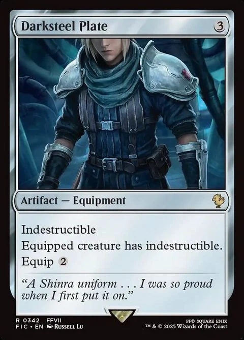 Darksteel Plate (342) - Surge-Foil Foil / Near Mint