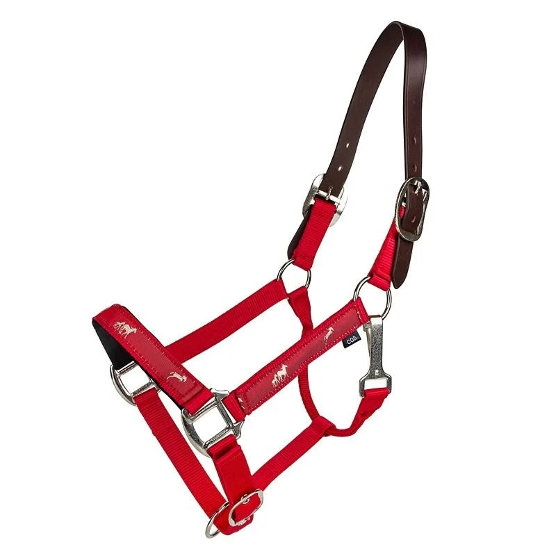 Gatsby Nylon Breakaway Halter Overlay Red / Oversize