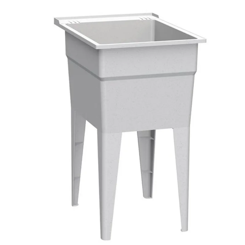 RuggedTub 18-in Granit Narrow Classic Laundry Sink