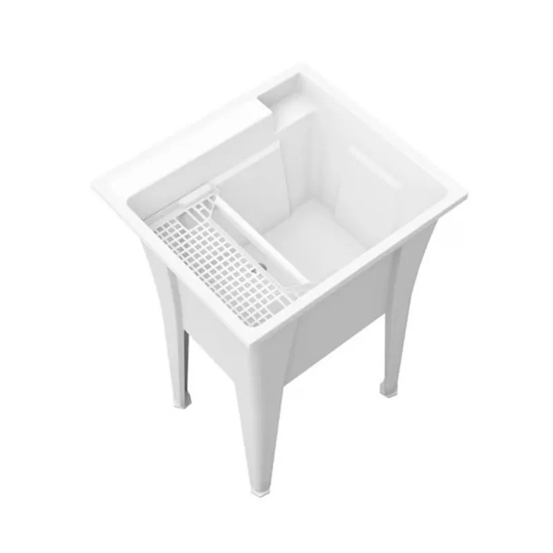 RuggedTub Nova Laundry Sink Heavy-Duty - White - 24-in