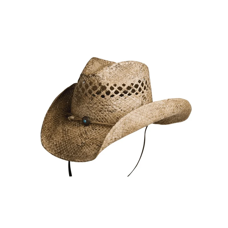 Conner Hats Sadie Western Shapeable Raffia Straw Cowboy Hat One Size