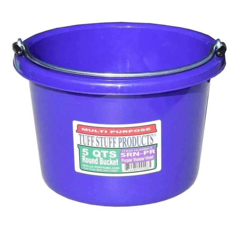 Tuff Stuff Utility Pail Purple / 5 Quart