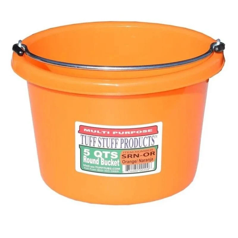Tuff Stuff Utility Pail Orange / 5 Quart