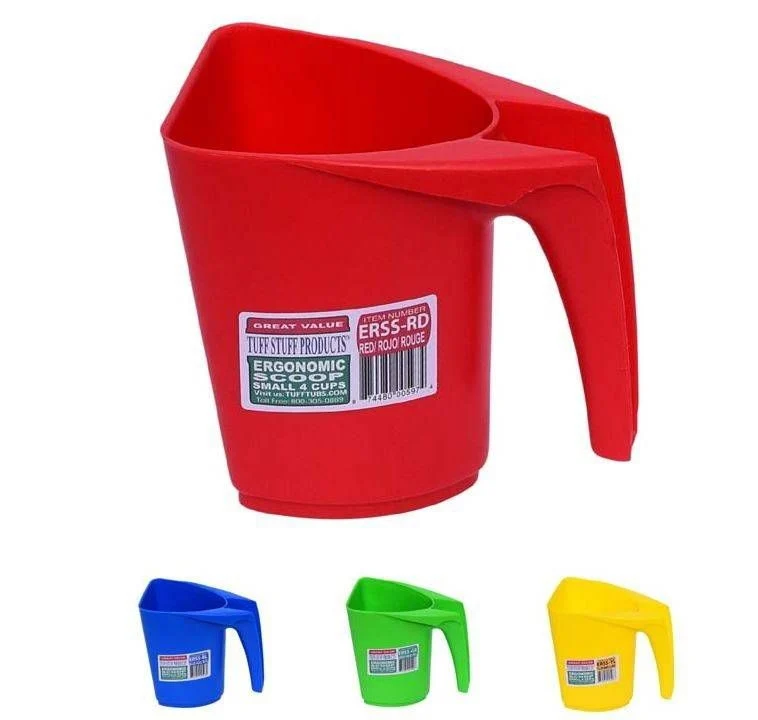 Tuff Stuff Ergonomic Scoop Green / 2 Quart