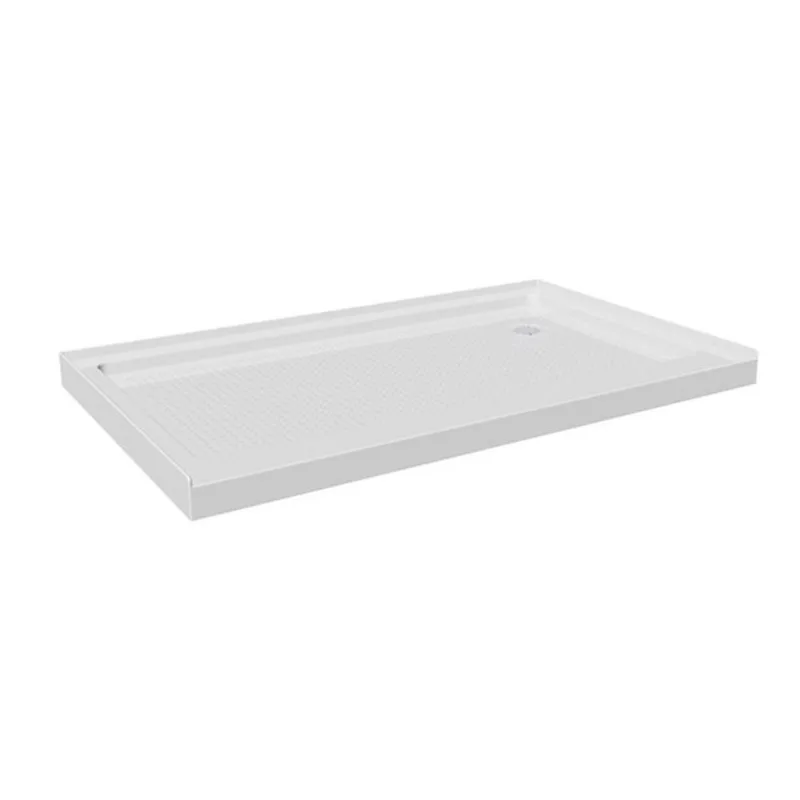 Turin Laberge 60-in x 36-in Right Drain White Acrylic Shower Base