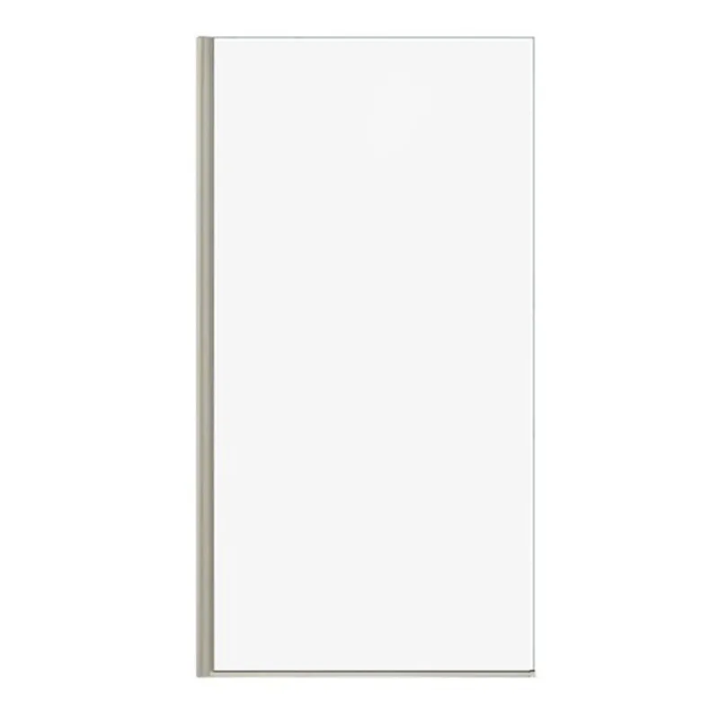 Turin Bonita 40-in x 80-in Shower Glass Panel with Brushed Nickel Frame