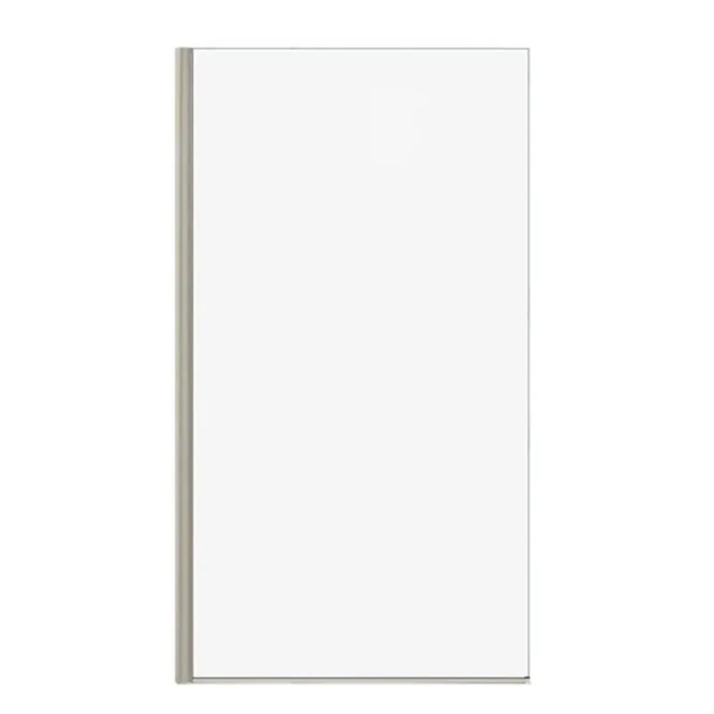 Turin Bonita Shower Glass - 42-in x 80-in - Nickel