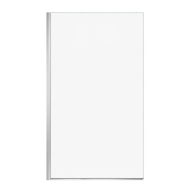 Turin Bonita 44-in x 80-in Shower Glass Panel with Chrome Frame