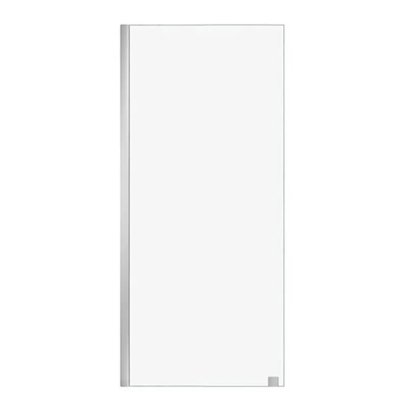Turin Rosita 34 W x 80-in H Clear Frameless Fixed Shower Glass Panel w/ Chrome Edge
