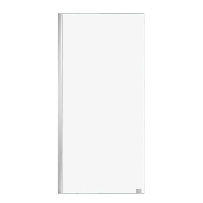 Turin Rosita 36 W x 80-in H Clear Frameless Fixed Shower Glass Panel w/ Chrome Edge
