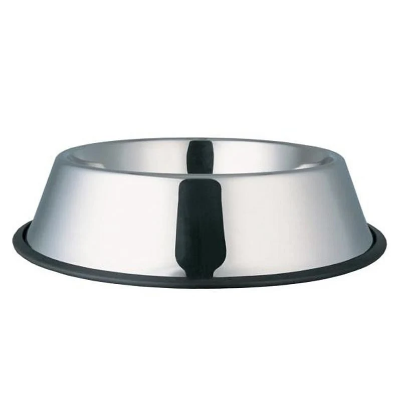 Indipets Stainless Steel No-Tip Dog Bowl Stainless Steel / 64 oz