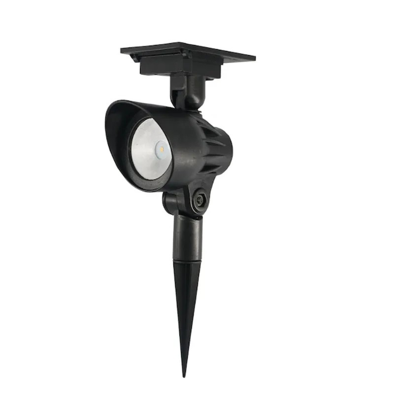 Vision Home Solar Spot Light - Plastic Black