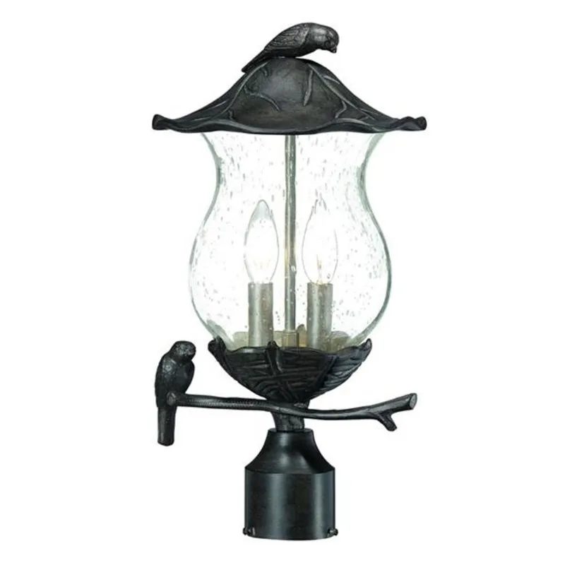 Acclaim Lighting Avian Outdoor Lantern - 2 Bulbs - Black