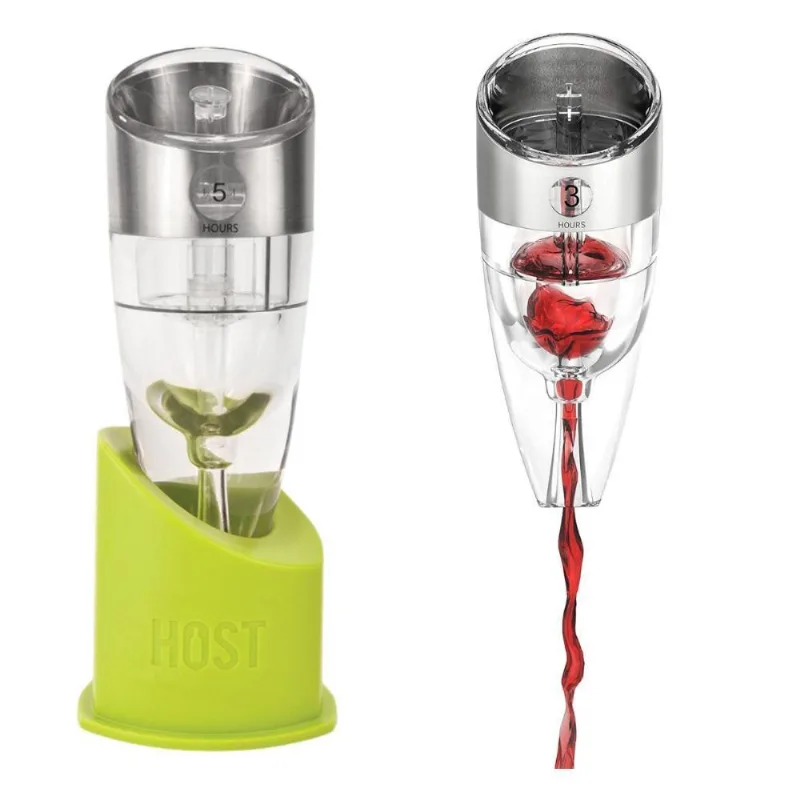 Aerador Vinhos Decanter Decantador Com Suporte Garrafa Host