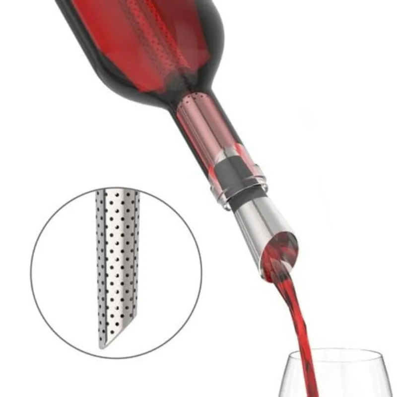 Bastão Aerador Dosador Resfriador Bico Vinhos Em Inox Host