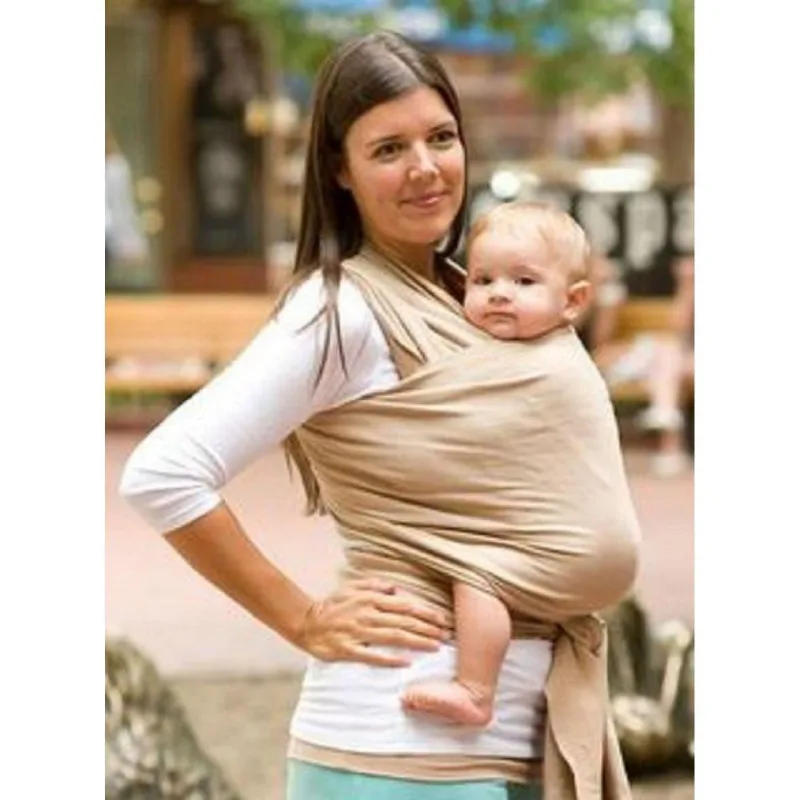 Wrap Sling transportador de Bebê Bege