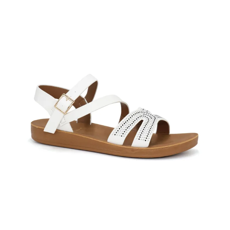 Sandalias de Mujer Casual Charming W-86021 WHITE 35